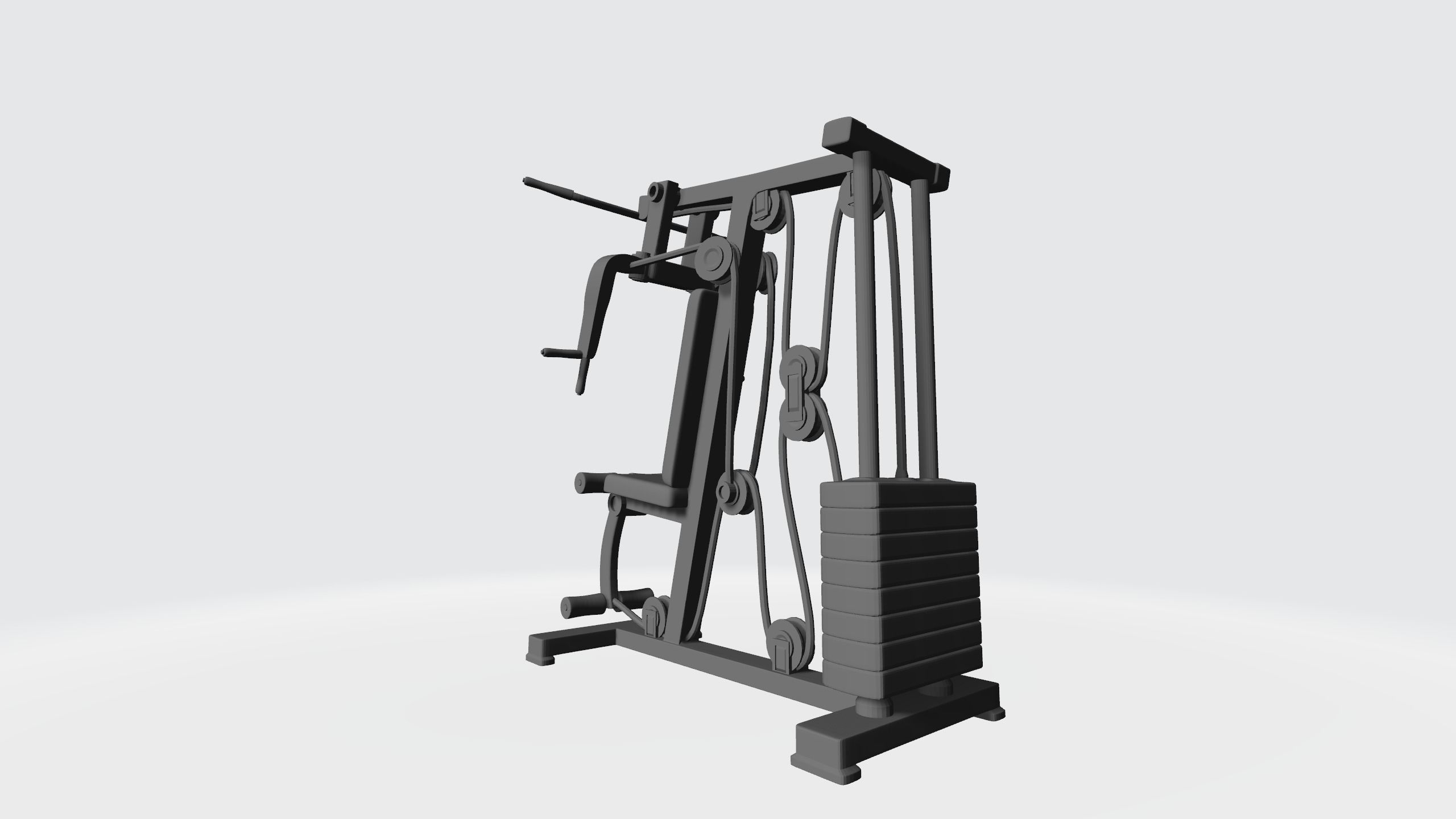 Power complex 3D print model_2