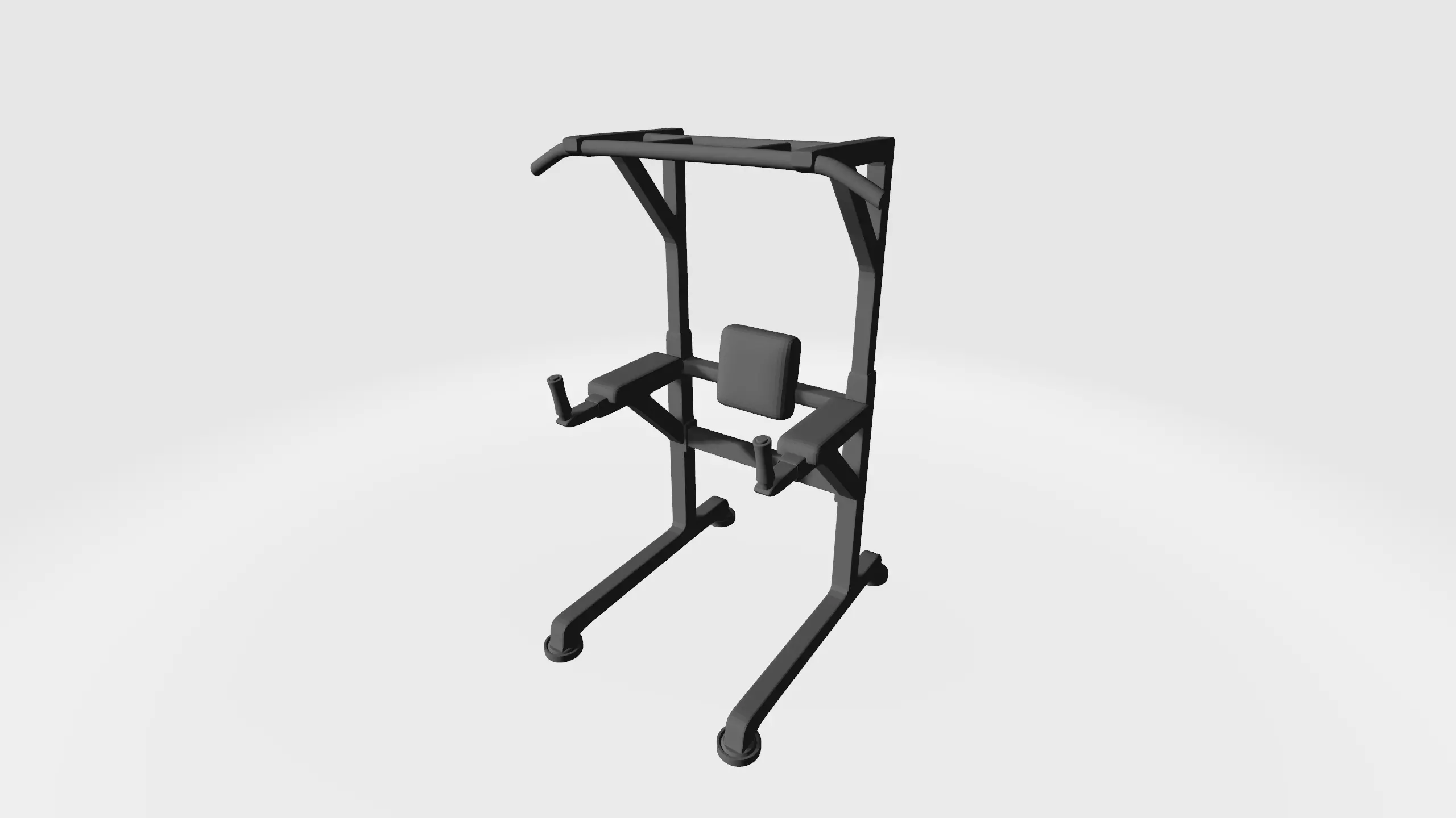 Horizontal bar 3D print model_0