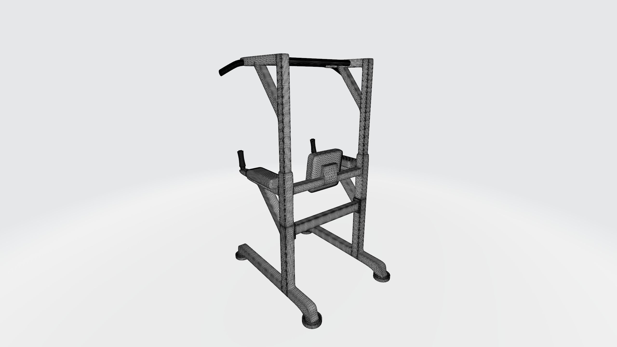 Horizontal bar 3D print model_4