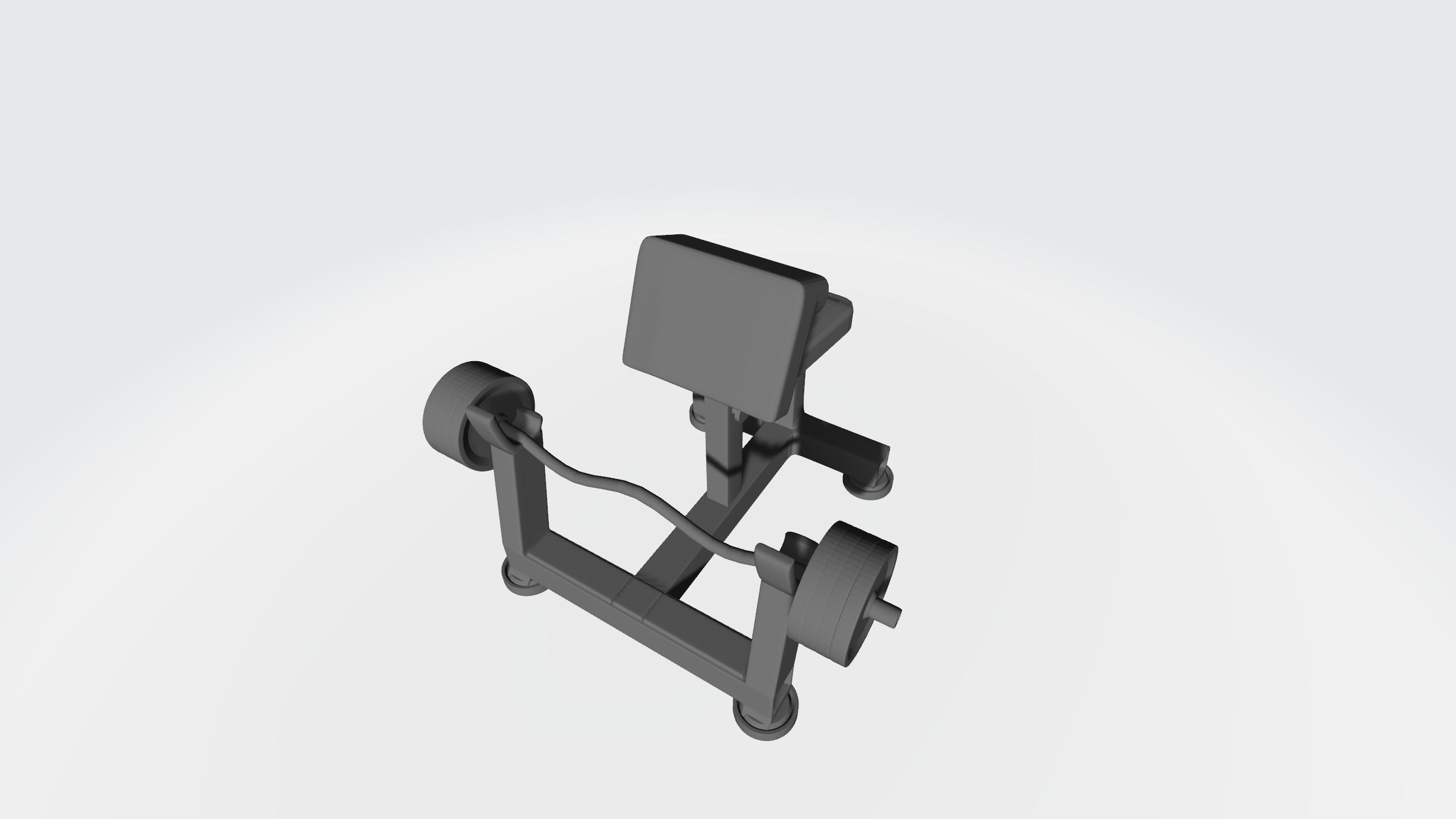 Biceps trainer 3D print model_3