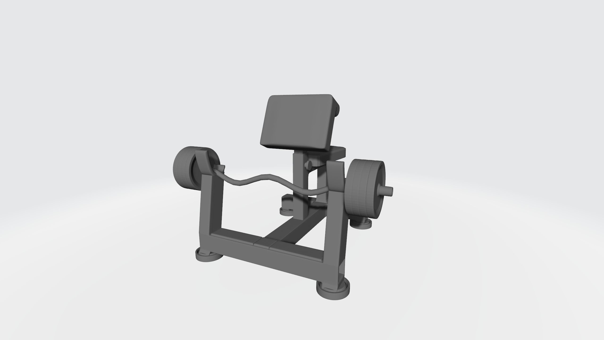 Biceps trainer 3D print model_1