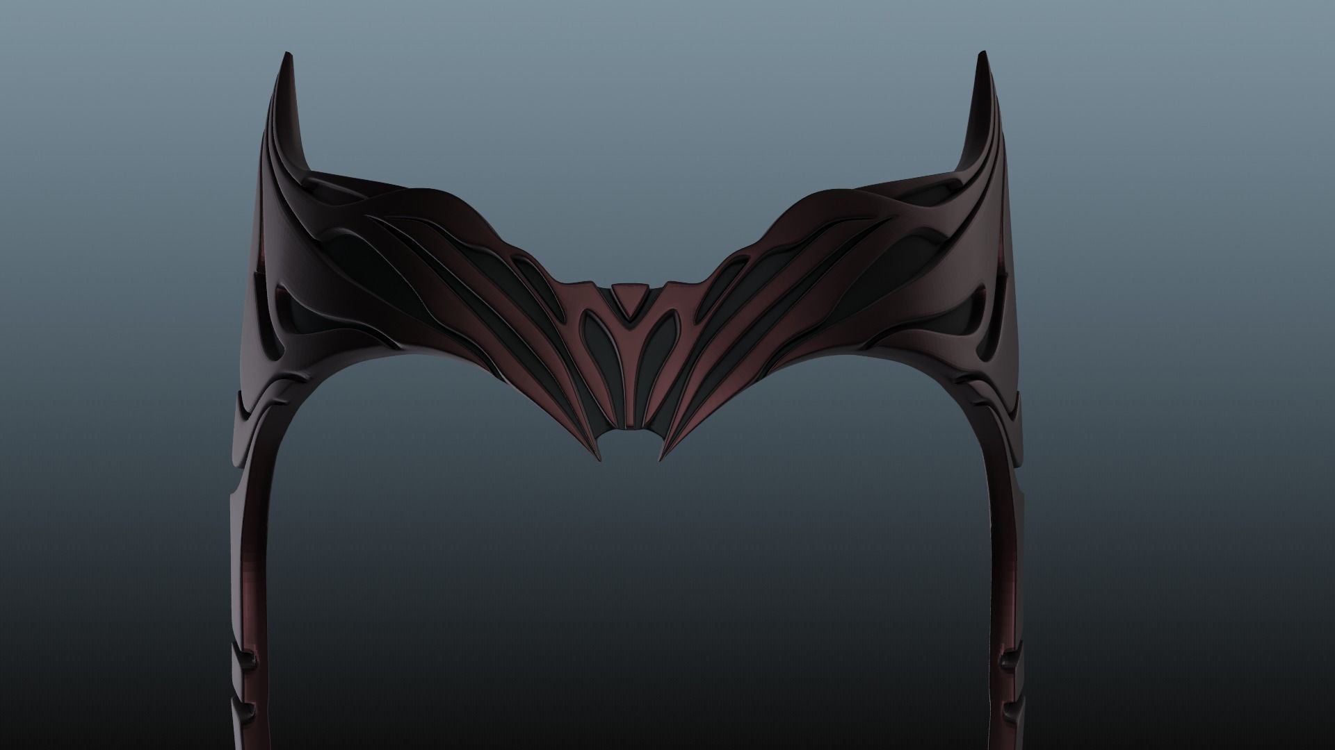Scarlet Witch tiara 3D print model_4