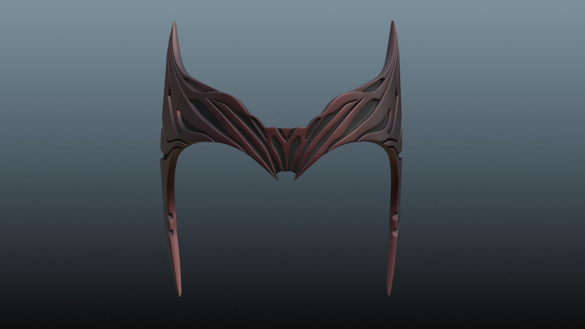 Scarlet Witch tiara 3D print model_2