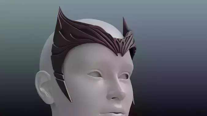 Scarlet Witch tiara 3D print model