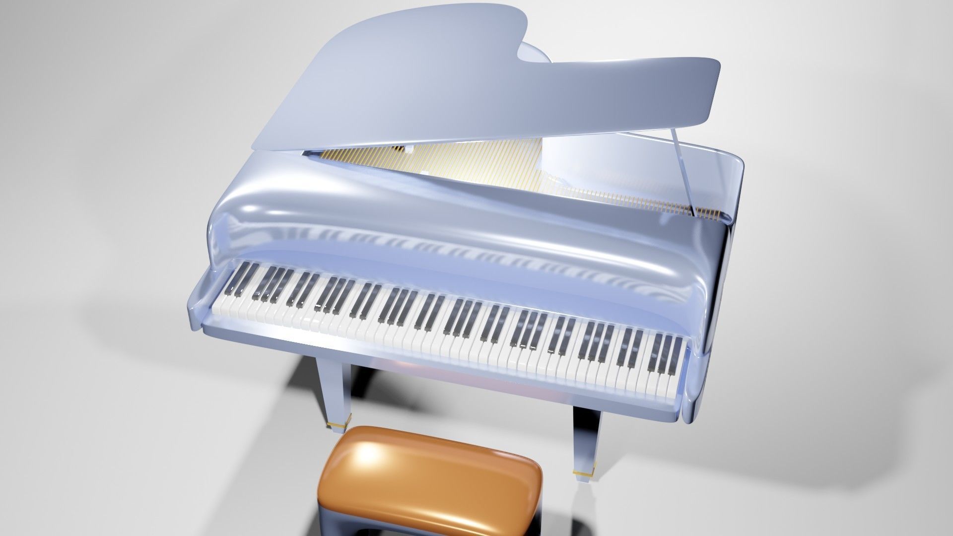 Paino Blender 3D 3D model_4