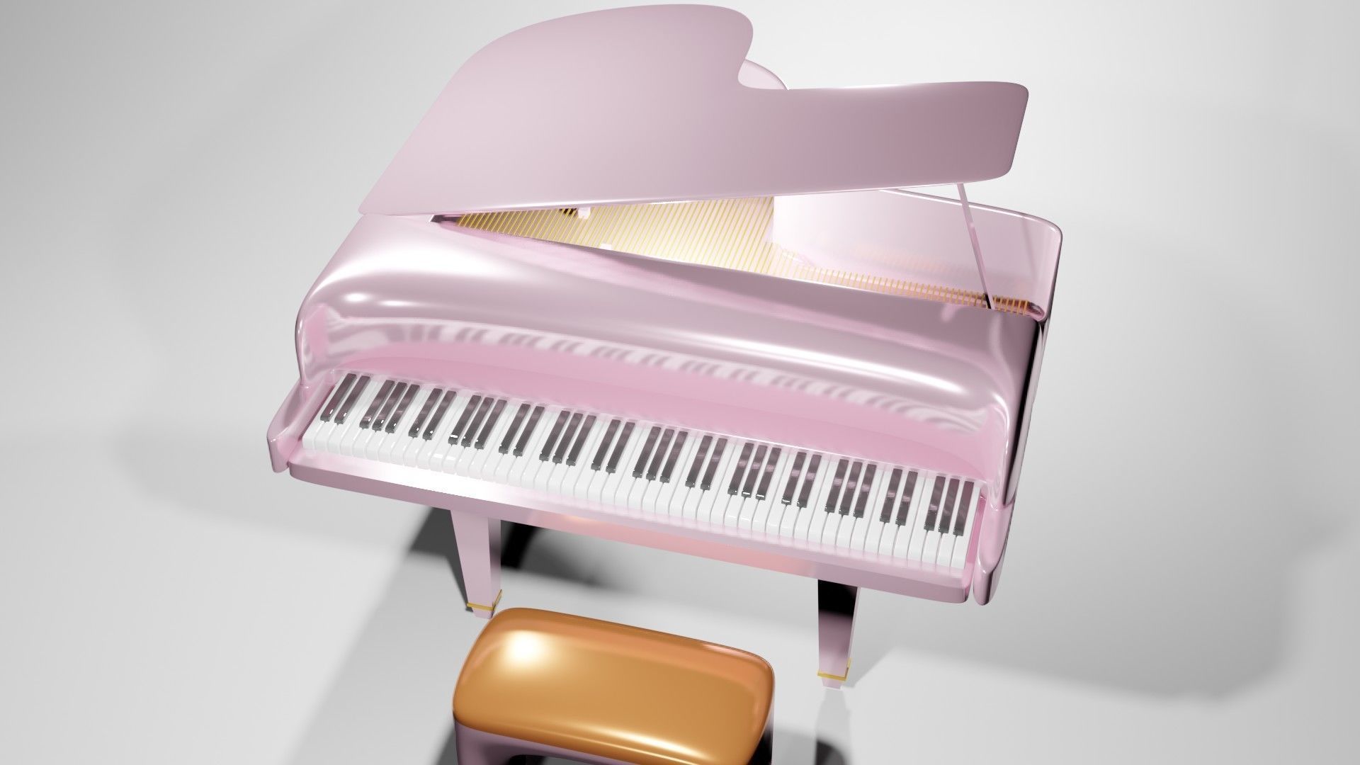 Paino Blender 3D 3D model_5