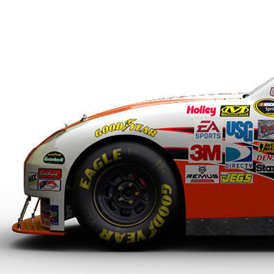 Nascar 2009 Joe Gibbs Racing Team Cars 3D model_10