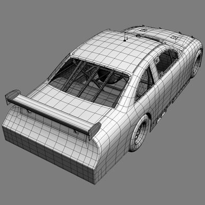 Nascar 2009 Joe Gibbs Racing Team Cars 3D model_22