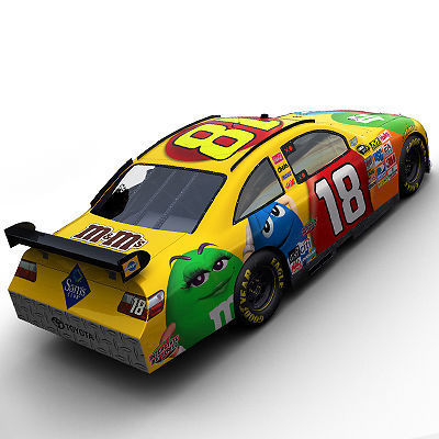 Nascar 2009 Joe Gibbs Racing Team Cars 3D model_15