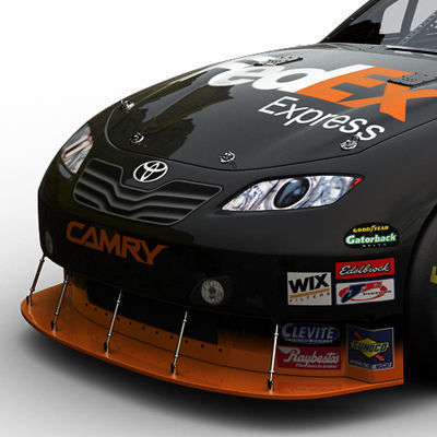 Nascar 2009 Joe Gibbs Racing Team Cars 3D model_4