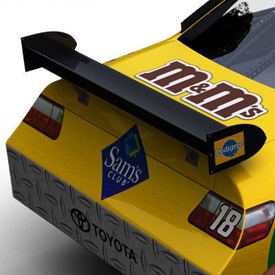 Nascar 2009 Joe Gibbs Racing Team Cars 3D model_9
