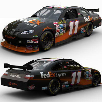 Nascar 2009 Joe Gibbs Racing Team Cars 3D model_1