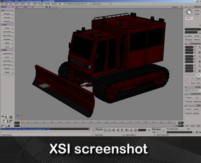 Snowplow Snowplough 3D model_21