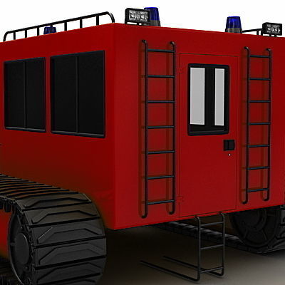 Snowplow Snowplough 3D model_6