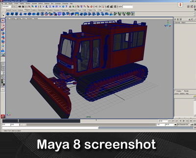 Snowplow Snowplough 3D model_19
