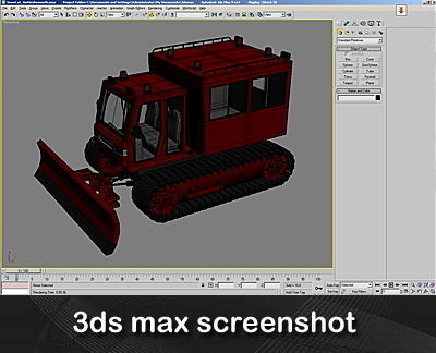 Snowplow Snowplough 3D model_17