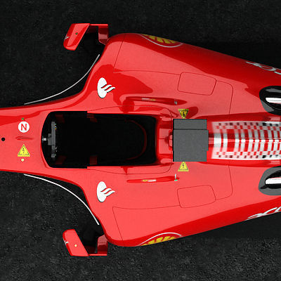 F1 2010 Ferrari F10 3D model_12