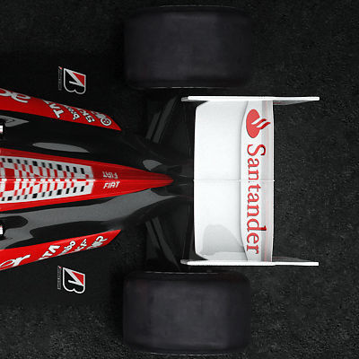 F1 2010 Ferrari F10 3D model_13