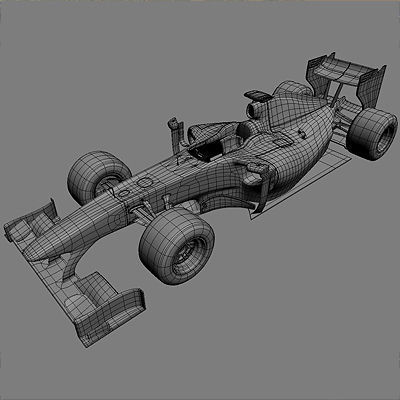 F1 2010 Ferrari F10 3D model_22