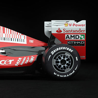 F1 2010 Ferrari F10 3D model_9