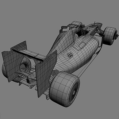 F1 2010 Ferrari F10 3D model_23