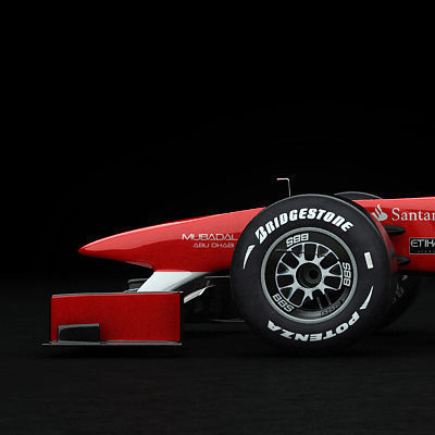 F1 2010 Ferrari F10 3D model_7