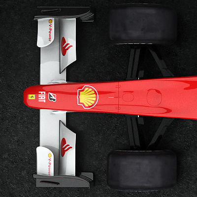 F1 2010 Ferrari F10 3D model_11