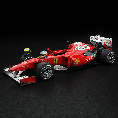 F1 2010 Ferrari F10 3D model_1