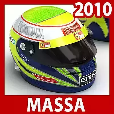 Helmet F1 2010 Felipe Massa