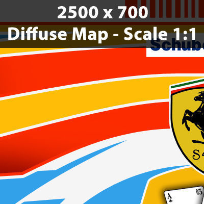 Helmet F1 2010 Fernando Alonso 3D model_10