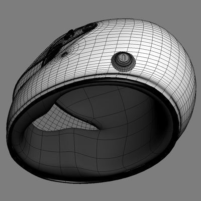 Helmet F1 2010 Fernando Alonso 3D model_8