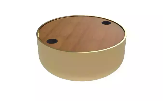 drum storrage coffee table