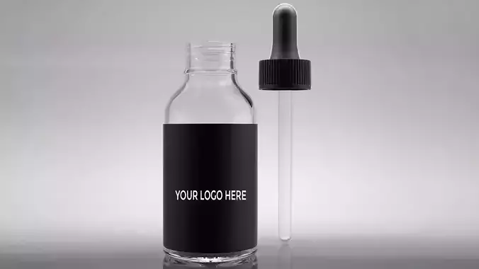 Dropper 3D Model for Product Rendering