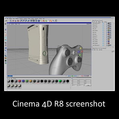 Xbox 360 and Controller 3D model_10