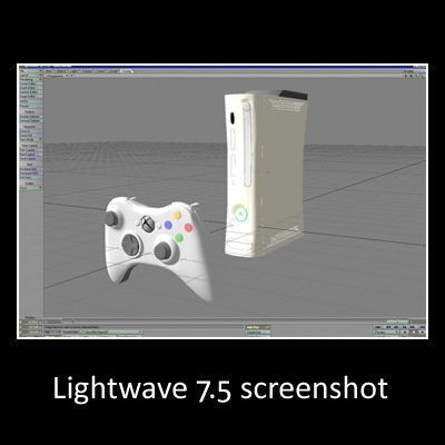 Xbox 360 and Controller 3D model_11