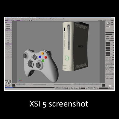 Xbox 360 and Controller 3D model_13