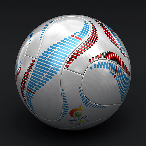 Teamgeist Andalucia Peace Cup 2009 Match Ball 3D model_2