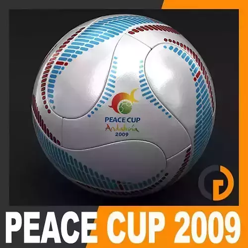 Teamgeist Andalucia Peace Cup 2009 Match Ball 3D model