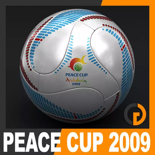 Teamgeist Andalucia Peace Cup 2009 Match Ball 3D model_0