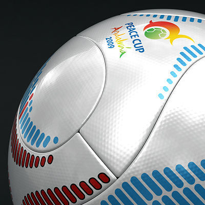 Teamgeist Andalucia Peace Cup 2009 Match Ball 3D model_6