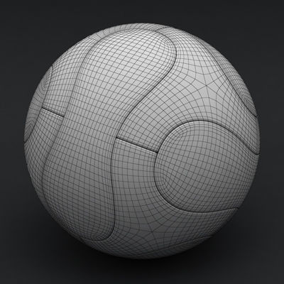 Teamgeist Andalucia Peace Cup 2009 Match Ball 3D model_7
