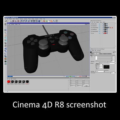 PS2 Controller Dualshock 2 3D model_13
