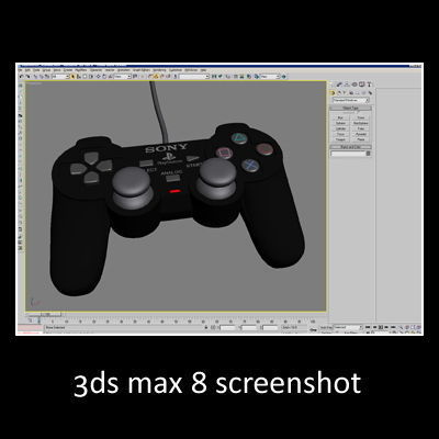 PS2 Controller Dualshock 2 3D model_12