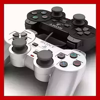 PS2 Controller Dualshock 2 3D model