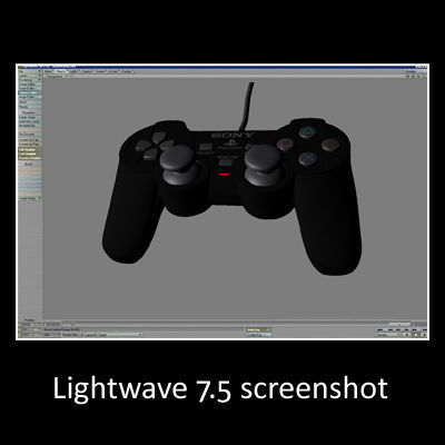 PS2 Controller Dualshock 2 3D model_16