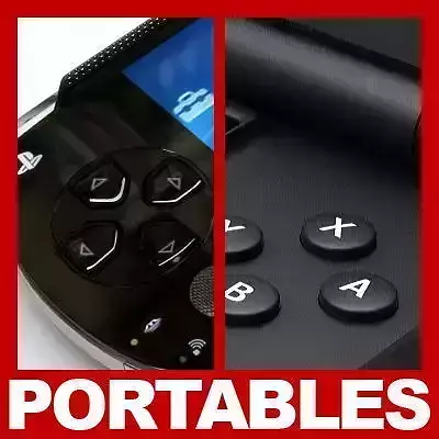 Sony PSP and Nintendo DS Lite 3D model