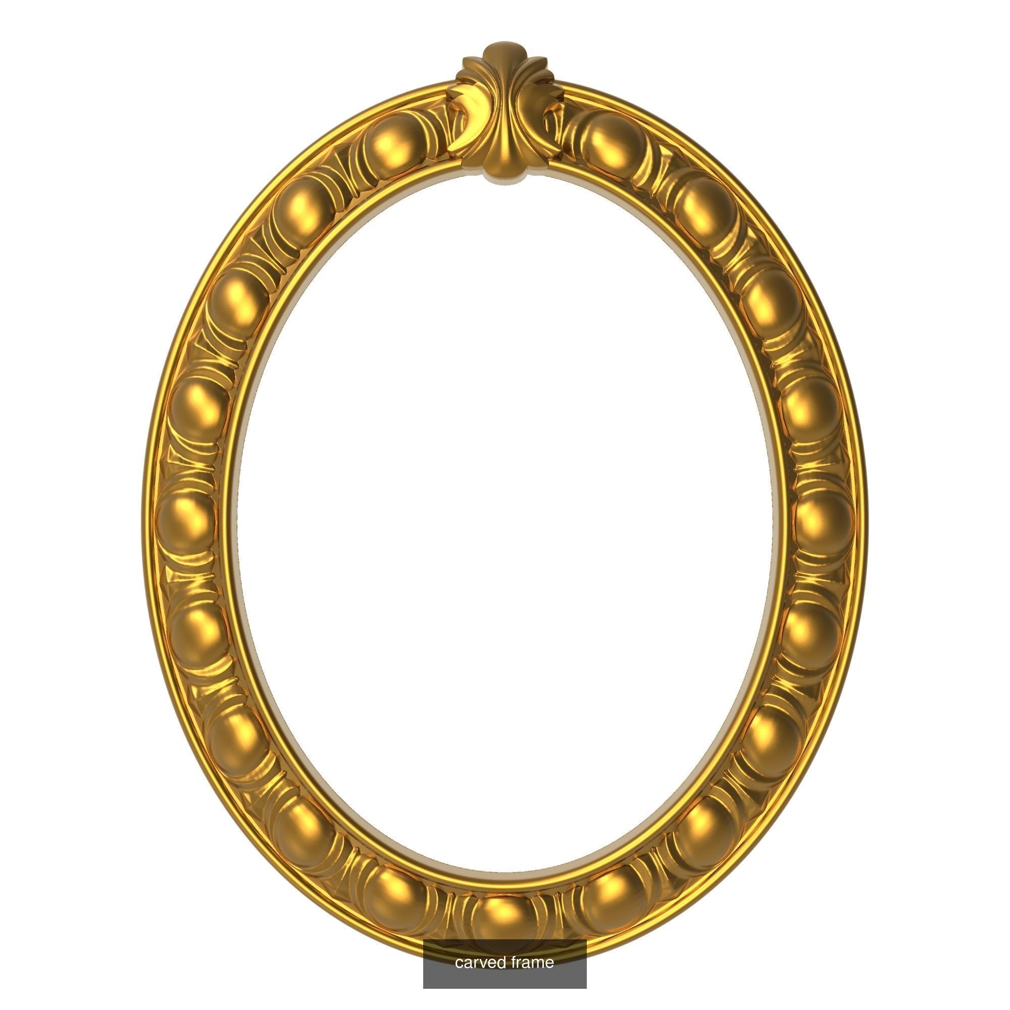 10 carved frames set 3D Model Collection_9