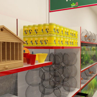 Pet Animal Fodder and Feed Shop 3D model_2