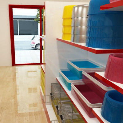 Pet Animal Fodder and Feed Shop 3D model_5