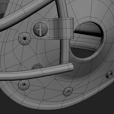 NFL Helmets Pack 3D model_38